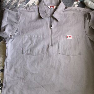 Grey Ben Davis half zip men’s large